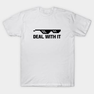 Deal with it t shirt clearance